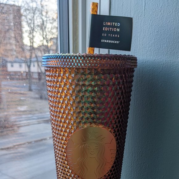 Starbucks 50th Anniversary Venti Cup - NEW, iridescent, studded cup - Picture 2 of 2